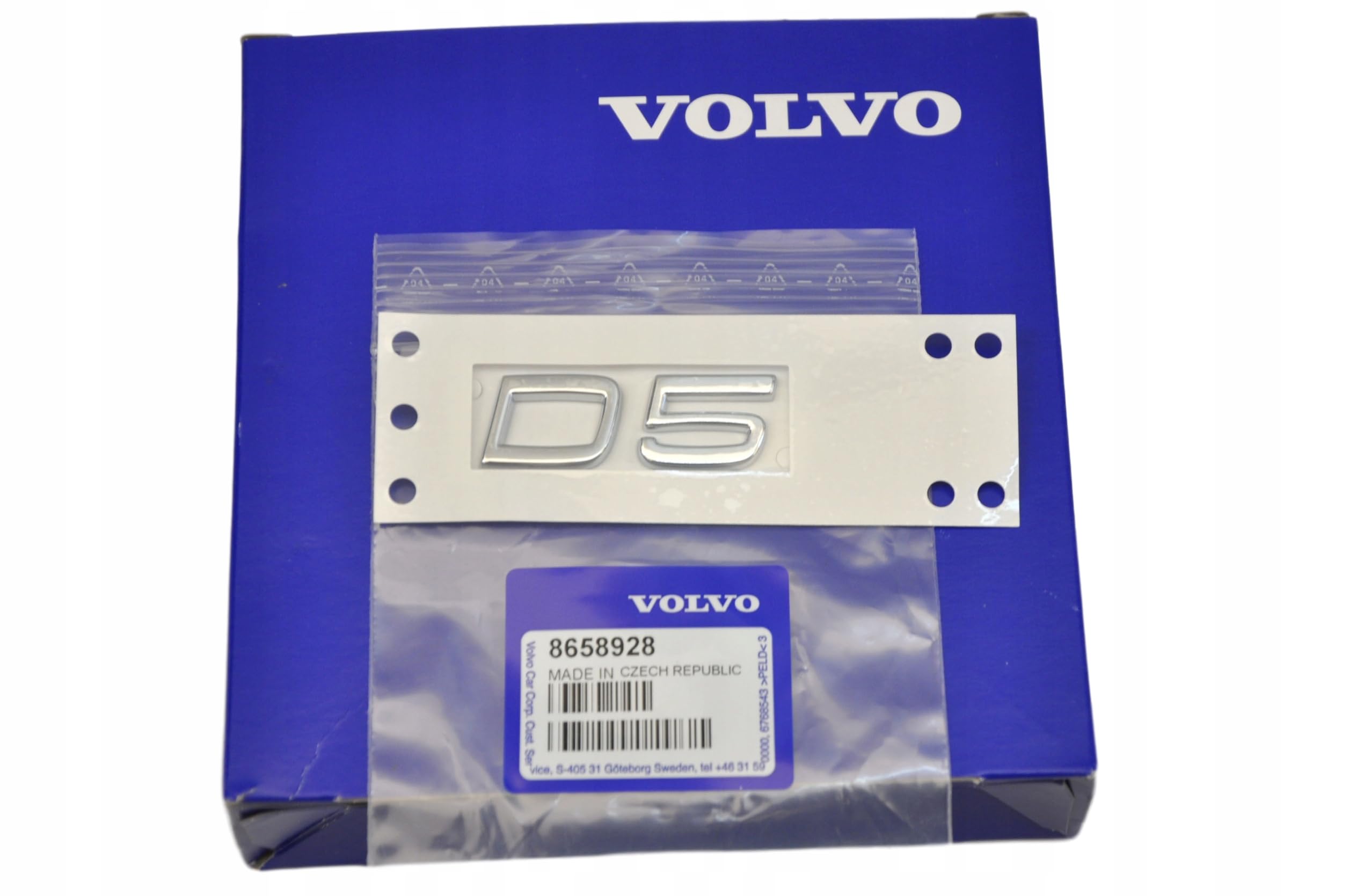 VOLVO C30 C70 S40 V50 D5 Heckklappen-Emblem