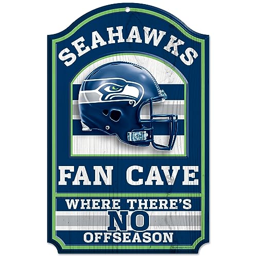 Wincraft NFL Seattle Seahawks Fan Cave Sign Holzschild