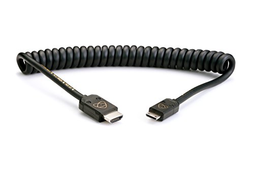 Atomos ATOM4K60C4 HDMI Kabel Mini 40 cm, Cast Connector (80 cm Extended) schwarz
