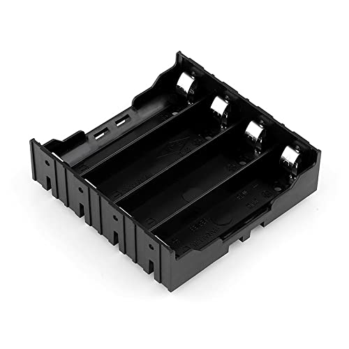 TPPIG 20 x Batteriehalter-Box, schwarz, für 4 x 13,7 V 18650 Batterien