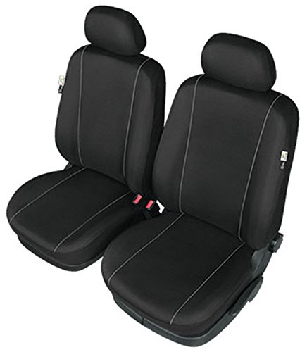ZentimeX Z746186 Sitzbezüge Vordersitze Stoff schwarz Airbag-Kompatibel