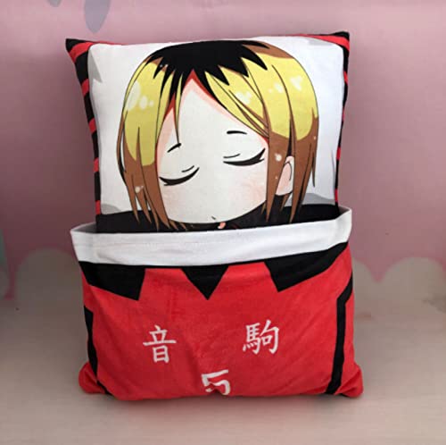 JunziWing Anime Haikyuu Plüschpuppe, Cartoon-Figuren Stofftiere, Geschenk Für Mädchen 35 * 29 cm Kozume Kenma