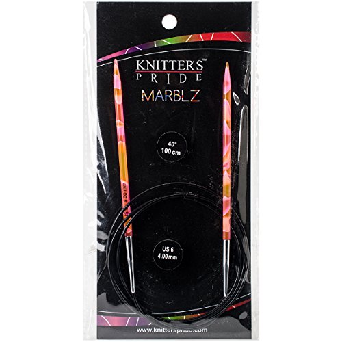 Knitter's Pride marblz Rundstricknadeln Nadeln 101,6 cm Größe 6/4 mm