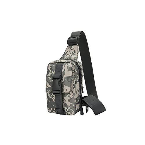 QZH Walking Bag Herren Brusttaschen Mehrzweck Leichte Crossbody Umhängetasche Mit Reißverschluss für Outdoor Reisen (B)