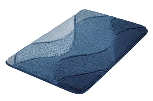 Kleine Wolke Badteppich Fiona, Farbe: Iceblue, Material: 100% Polyacryl, Größe: 70x120 cm