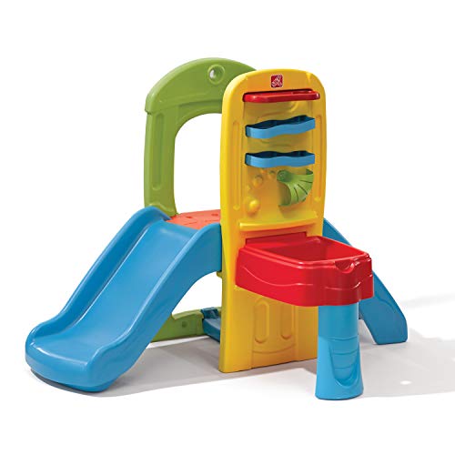 Step2 Play Ball Spielgerät mit Rutsche und Bällen | Kunststoff Klettergerät für Kinder | Kinderrutsche inkl. 10 Spielbälle