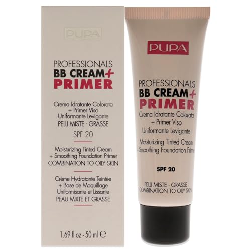 Pupa BB Cream + Primer For Combination To Oily Skin 001 Nude