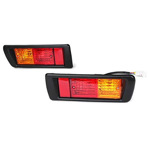 YONGYAO Auto Hinten Links + Rechts Rücklicht Mit Glühlampe für Toyota Land Cruiser Fj90 1996-2002