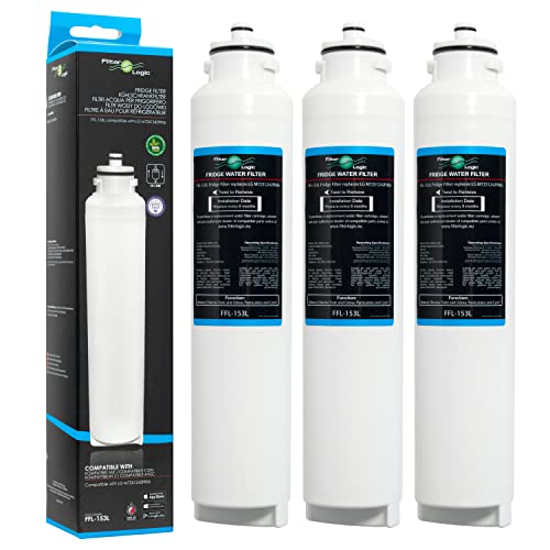 Filterlogic FFL-153L | 3x Wasserfilter kompatibel mit LG M7251242FR-06 Ultimate ADQ32617701 ADQ32617703 Kühlschrankfilter Water Filter Replacement Cartridge