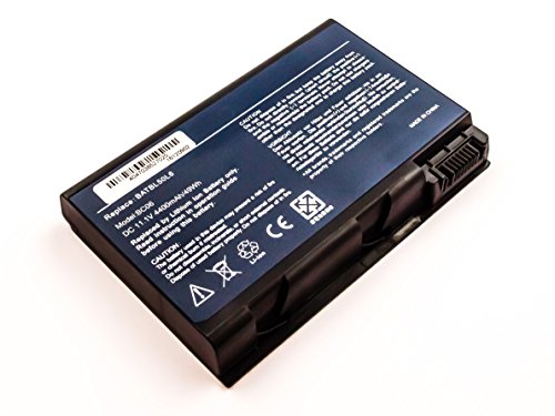 MobiloTec Akku kompatibel mit Acer BATBL50L6, Li-Ion 4400 mAh, Batterie