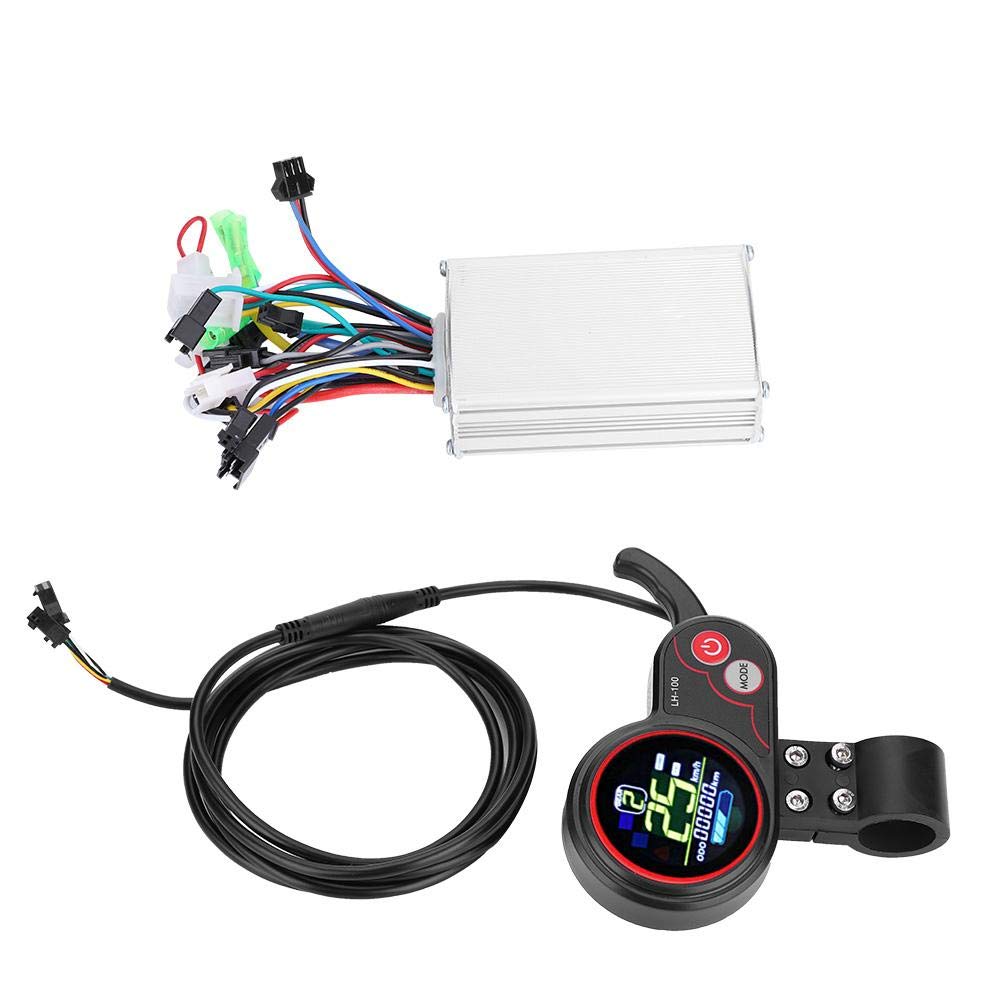 Scooter Controler mit Schaltschalter LCD-Display Bedienfeld Zubehör für Elektroroller(36V 250/350W)