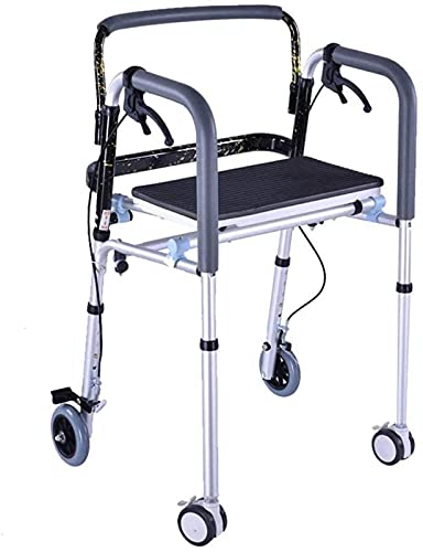 JACTZ-Walker, Gehhilfen für behinderte Menschen, Walkinghilfe, Rehaausrüstung Leichtklappbarer Seniorenwalzer, höhenverstellbares Fast