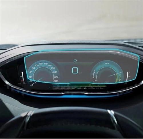 JiAQen Navigation Displayschutzfolie Auto Für Peugeot 3008 2021 2022,Kratzfest Navigation Schutzfolie Auto Navi Folie Zubehör,C.