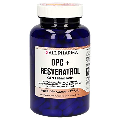 Gall Pharma OPC + Resveratrol GPH Kapseln, 180 Kapseln