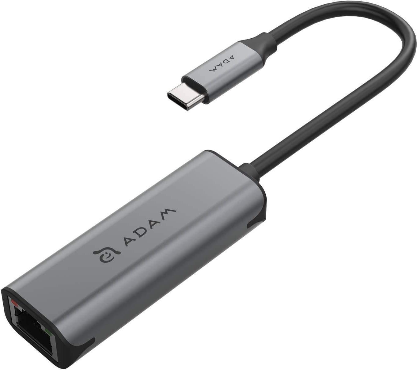 ADAM elements CASA e2 - USB-C auf 2.5 Gigabit Ethernet Adapter, Grau