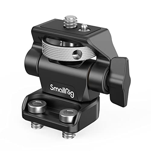 SMALLRIG Kamera Monitor Mount, Swivel 360° and Tilt 180°, Verstellbare Halterung mit 1/4"-20 Schrauben für 5" und 7" Monitor - 2904B