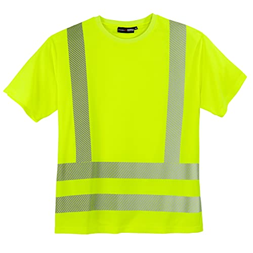 Marc&Mark Warnschutz T-Shirt große Größen Neongelb, Größe:6XL