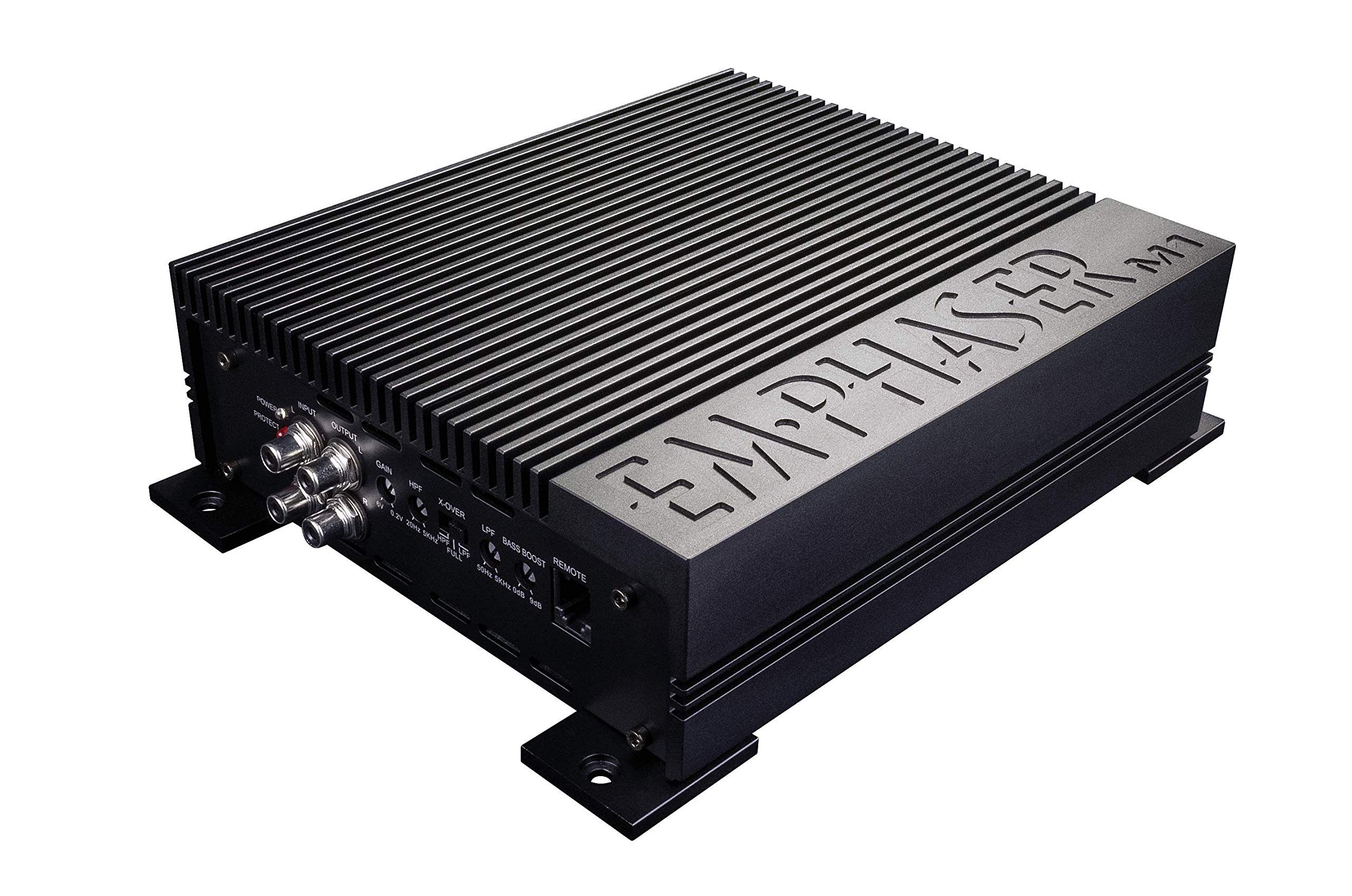 EMPHASER EA-M1 – High-Performance 1-Kanal Digital Verstärker, Mono Class-D Endstufe, leistungsstarker Subwoofer Amp für Autos, 1 x 600 W RMS, 1 Ohm stabil