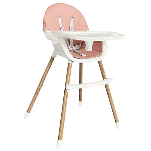 Thrivinger 3 In 1 Baby-Cabrio-Hochstuhl, Multifunktionaler Speiserhaustuhl-Baby-faltender Einstellbarer Hochstuhl Mit Abnehmbarem Fach, Ultimativer Sicherheit, Einfache Montage