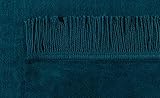 HOMESTORY Kuscheldecke Blau XXL 150 x 200 cm Baumwollmischung weiche & warme Kuschel-Decke für Couch & Sofa, waschbar, Öko-Tex Standard 100, 1,4kg, 400g/m²