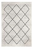 Webteppich Bolonia Ornament-Muster Läufer modern Polypropylen Öko-Tex 100 Teppich in creme-grau, 160 cm x 235 cm