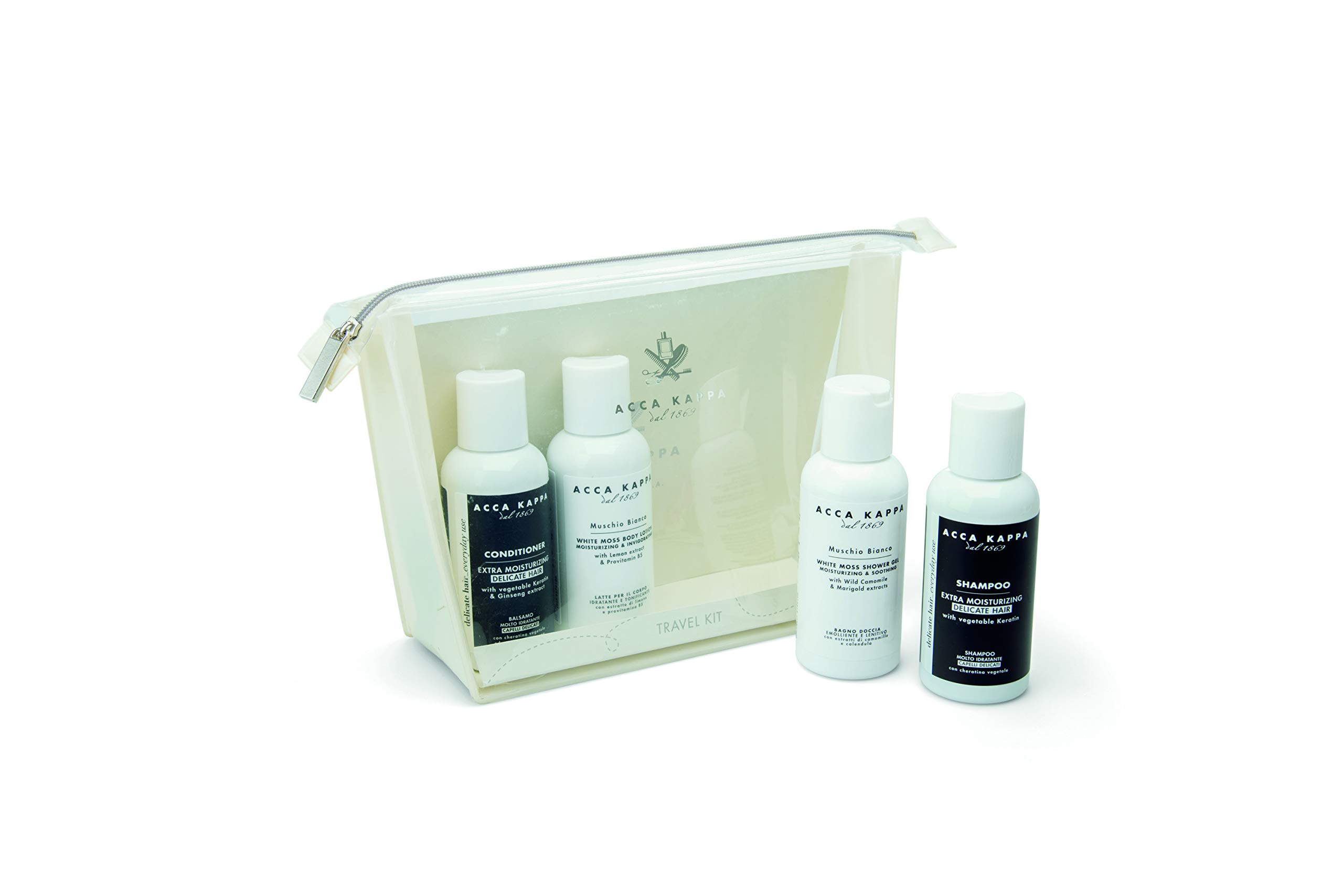 Acca Kappa White Moss Reise-Set