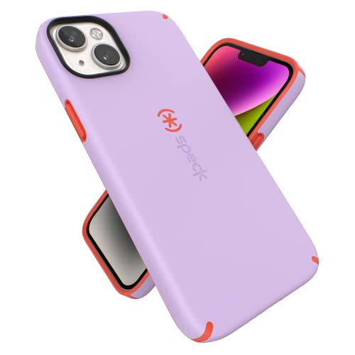 Speck Produkte CandyShell Pro iPhone 14 Pro Plus Hülle, Spring Purple/Energy Red