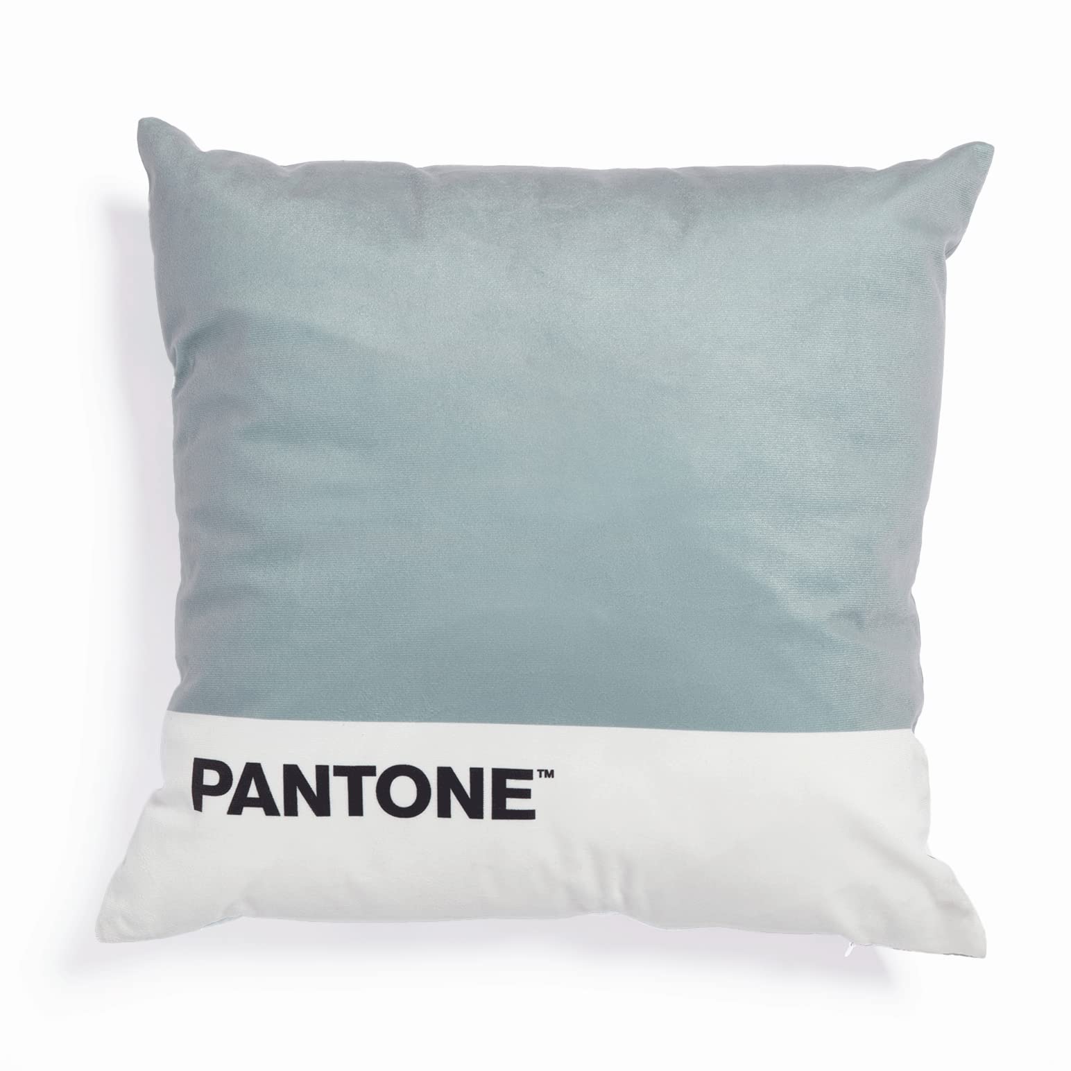 Pantone™ – Dekokissen, gepolstert, 40 x 40 cm, mit verdecktem Reißverschluss, Füllung 350 g/m², Grau