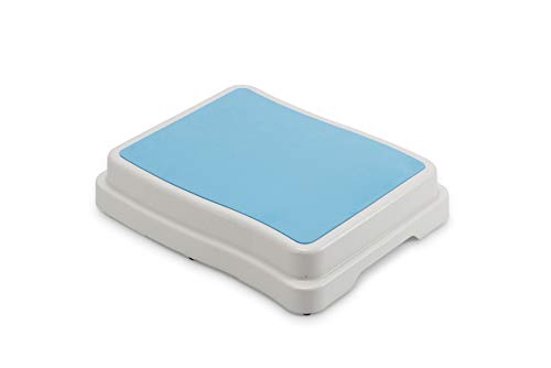 Croydex 1 x Badewannentritte, weiß/blau, einheitsgröße