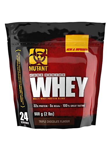 Mutant Whey - Chocolate - 908g, 1er Pack (1 x 908 g)