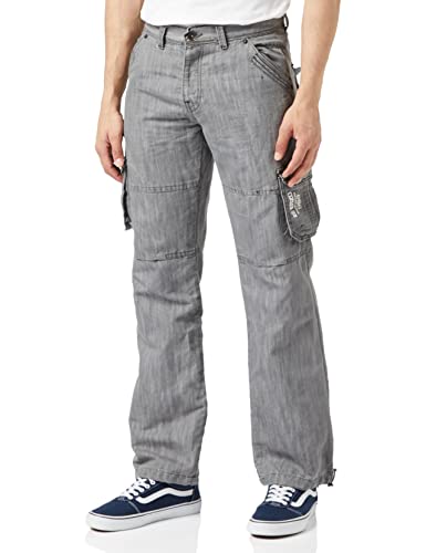 Enzo Herren Ez08 Loose Fit Jeans, Grau (Grey Grey), 36W / 32L