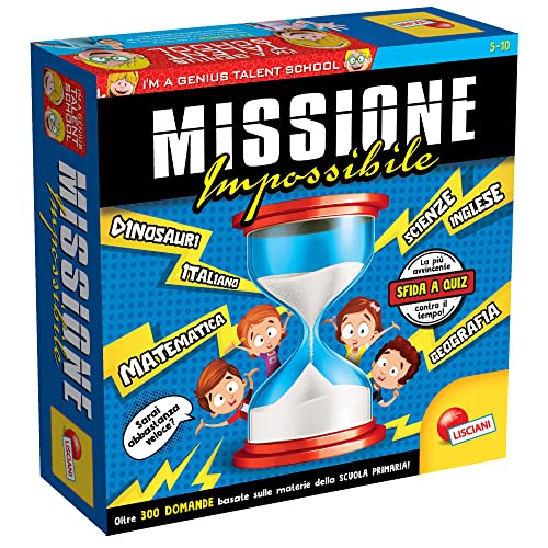 Liscianigiochi 97326 I'm a Genius Mission Impossible, Gesellschaftsspiel der kleinen Geni, Mehrfarbig