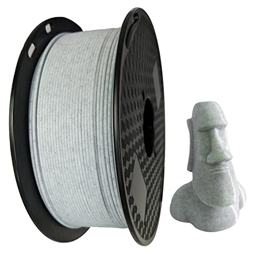 Marmor PETG Filament, 3D-Drucker Filament 1,75 mm, 1 kg 2,2 LBS Spule, stärker als Marmor PLA Filament, wie echter Marmor,Weiß,1,75 mm