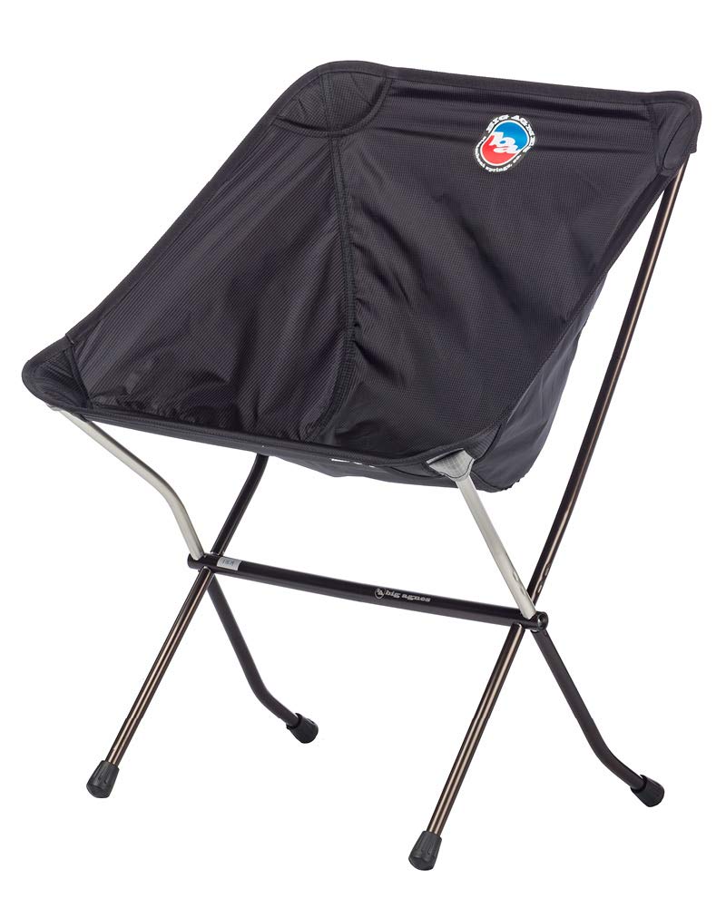BIG AGNES Skyline Ultralight Backpacking Chair for Fast and Light Adventures, Black Campingmöbel, Aluminium, Schwarz, Einheitsgröße