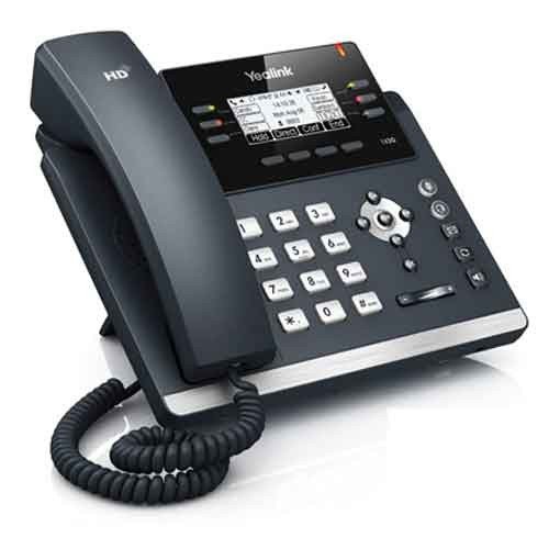 Yealink T42GN SFB IP-Telefon, Schwarz, Kabelgebundenes Terminal, Digital, LCD, 192 x 64 Pixel, 6,86 cm (2,7 Zoll)