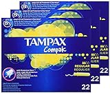 Tampax Compak Normal Tampons mit Applikator aus Kunststoff