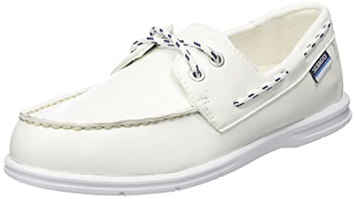 Sebago Damen Jackman Woman Boat Shoe, weiß, 35.5 EU