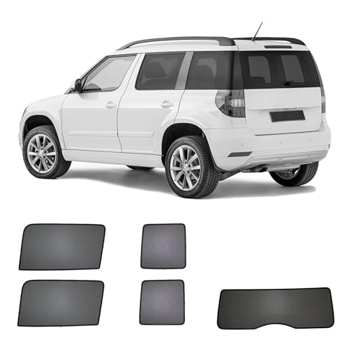 Sonniboy Sonnenschutz kompatibel mit Skoda Yeti 2009-2017 INKL Tasche