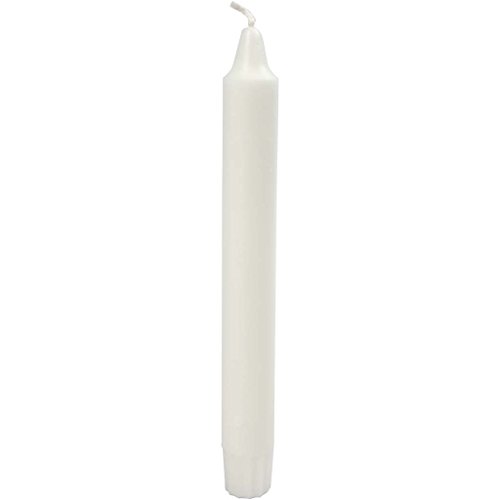Kerzen mit Kerze, Durchmesser: 23 mm, A. 20 cm, weiß, 30 Stück