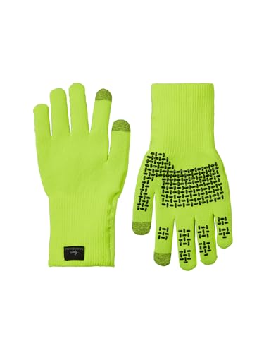 SealSkinz Waterproof All Weather Ultra Grip Knitted Glove, Neon Yellow, XL