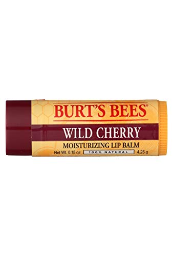 Burt's Bienen Natural Lip Balsam, Wilde Kirsche, 0.15 Unzen each (Value Pack of 6)