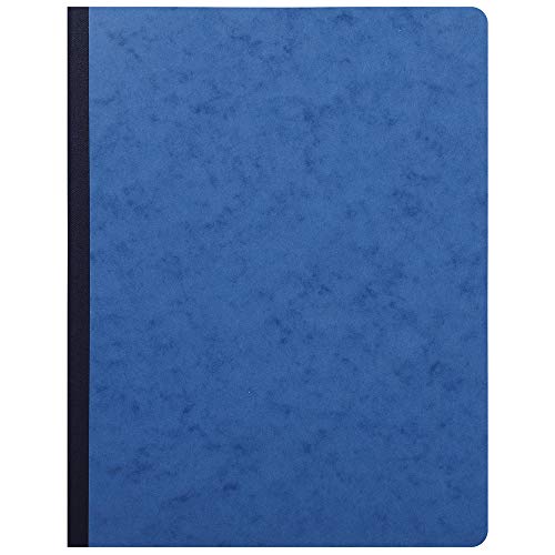 Exacompta 4080be Notizheft 32 x 25 cm Hochformat folioté 80 Seiten 8 Spalten pro Seite 33 Linien 110 g/m² blau