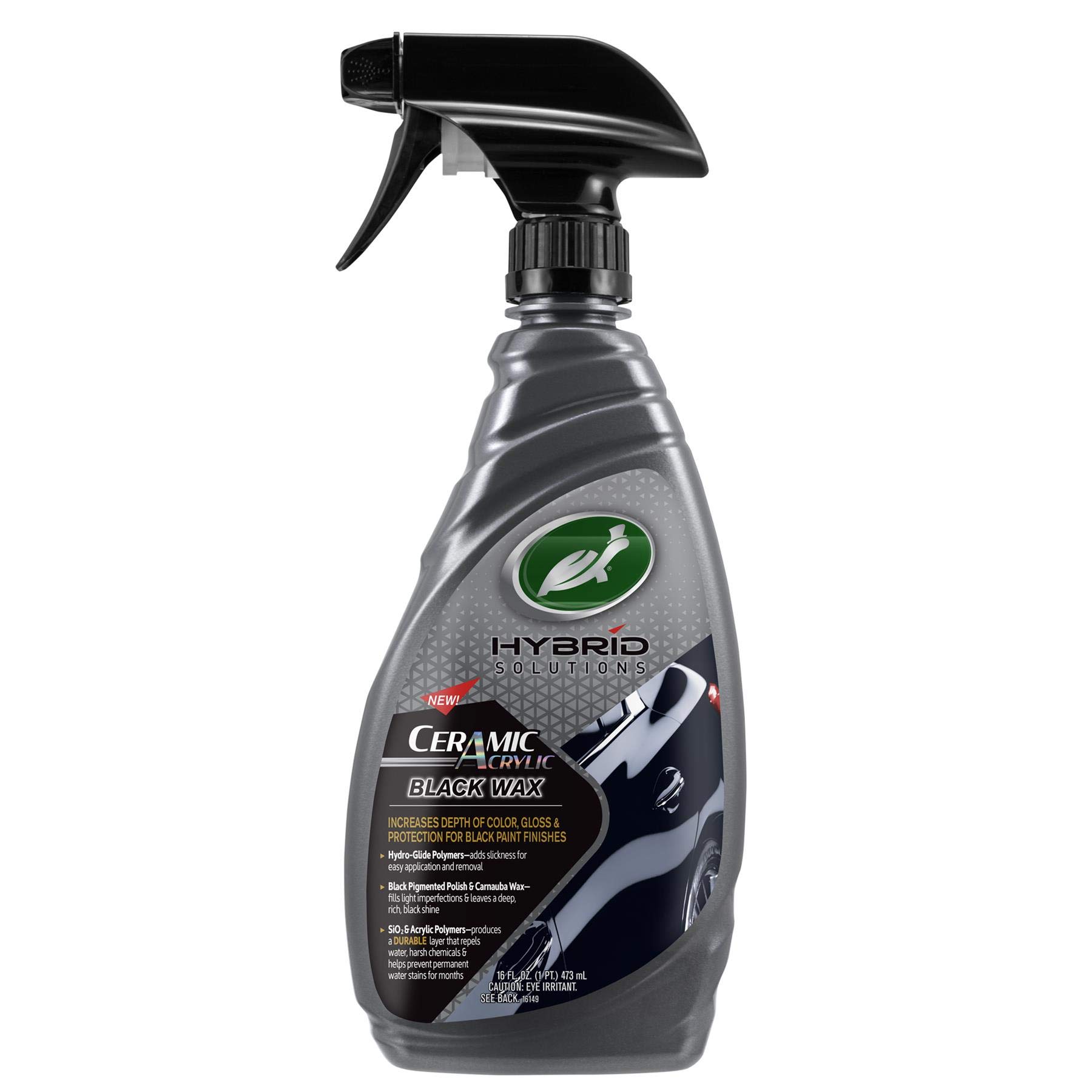 Turtle Wax 53447 Hybrid Solutions Ceramic Sprühwachs Für Schwarzen Lackschutz 500Ml Schwarz