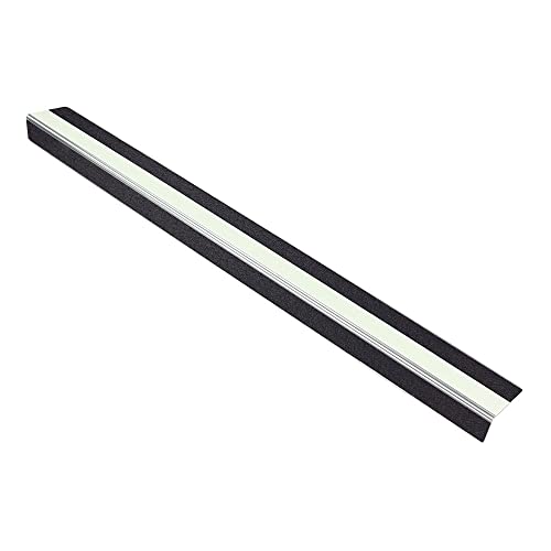 Treppenkantenprofil "Thin Line" 50 mm (5 cm x 80 cm, schwarz + nachleuchtend + schwarz)
