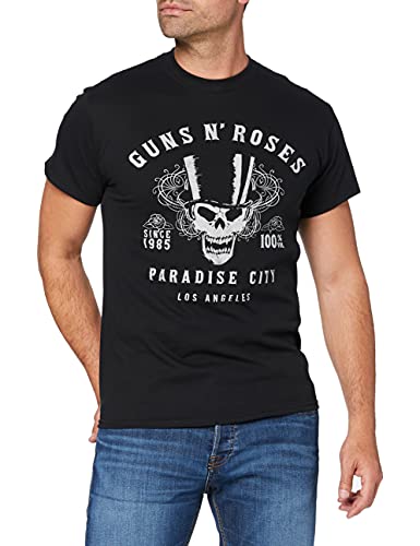 Guns & Roses Herren Guns N' Roses 100% Volume T-Shirt, Schwarz, XXL