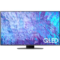 Samsung GQ98Q80CAT - 247 cm (98) Diagonalklasse Q80C Series LCD-TV mit LED-Hintergrundbeleuchtung - QLED - Smart TV - Tizen OS - 4K UHD (2160p) 3840 x 2160 - HDR - Quantum Dot - Carbon Silver (GQ98Q80CATXZG)