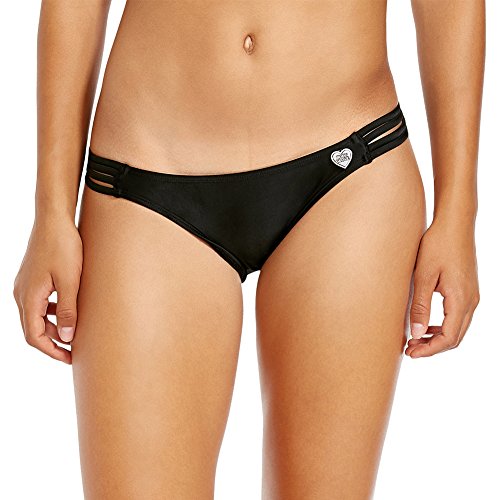Body Glove Damen Smoothies Flirty Surf Rider Solid Bikini Bottom Badeanzug - Schwarz - Medium