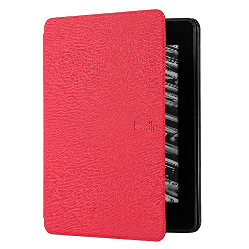 JNSHZ 6,8 Zoll Kindle Paperwhite (11. Generation 2021) Signature Edition Case Smart Cover Mit Auto Wake Kindle Paperwhite 5 Neue Hülle, Rot