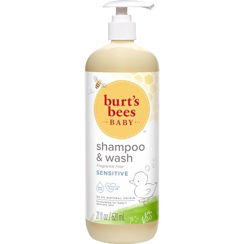 Burt's Bees Baby Bee Shampoo und Duschgel, parfümfrei, 600 ml