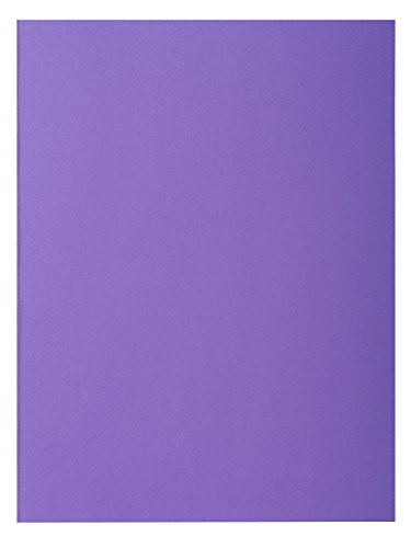 Exacompta 210008E Aktendeckel aus Manila-Karton 220 g/m² 100 Stück violett